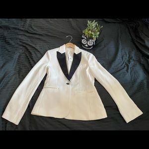 NWT - Express White Tuxedo Jacket / Blazer